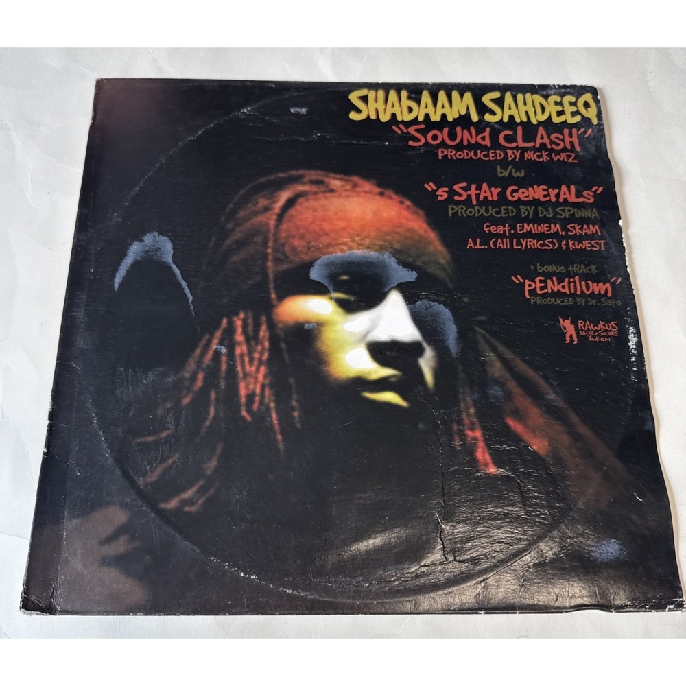 Shabaam Sadeeq "Sound Clash" / "5 Star Generals" 12" feat Eminem Orig. '98